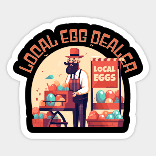 Local Egg Dealer Sticker